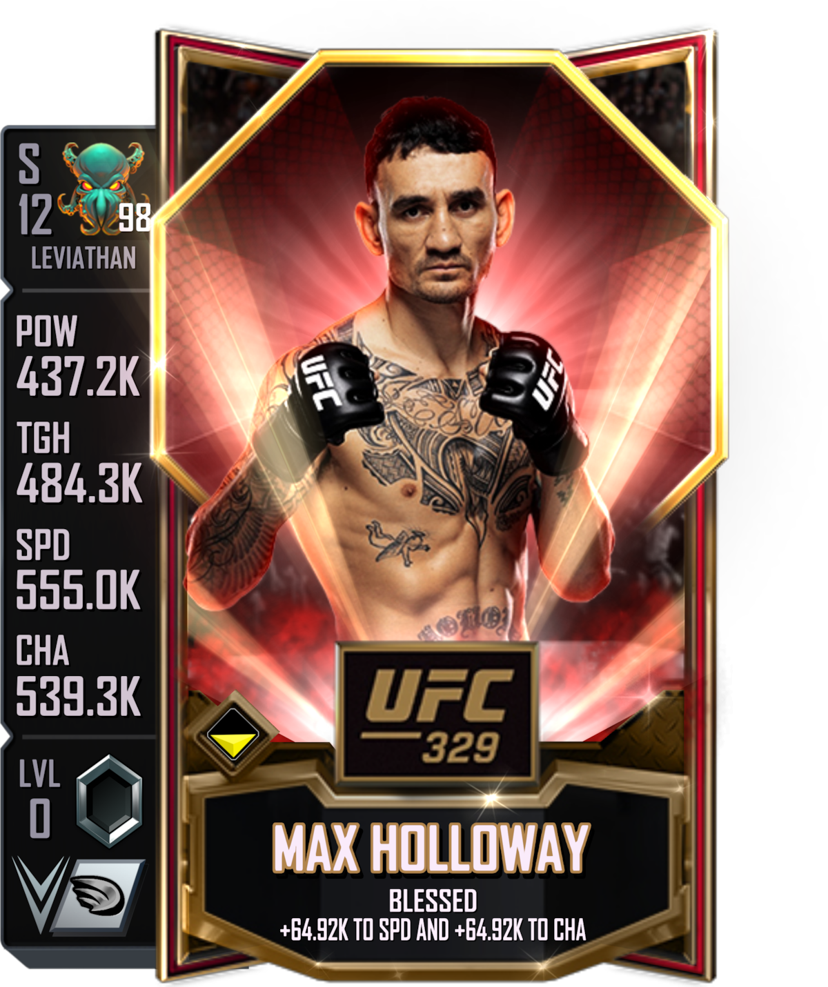 WWE SuperCard UFC Max Holloway Leviathan