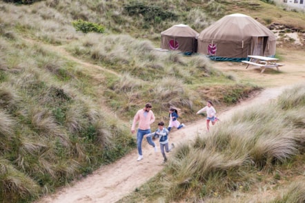 Yurts at Perran Sands