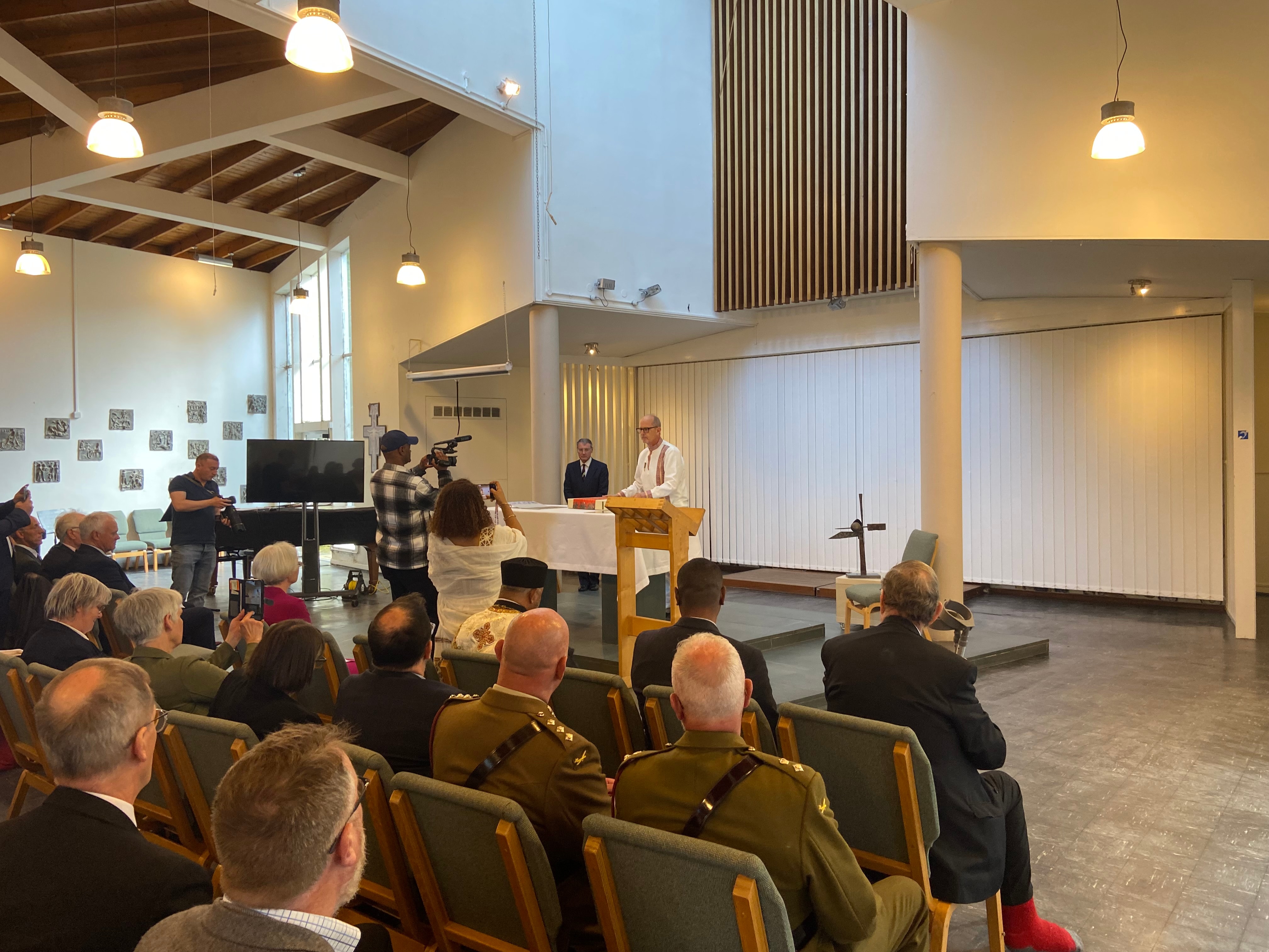 The handover ceremony was held at the University of Cumbria's Lancaster campus