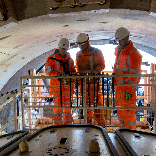 Long Itchington Wood Tunnel TBM launch