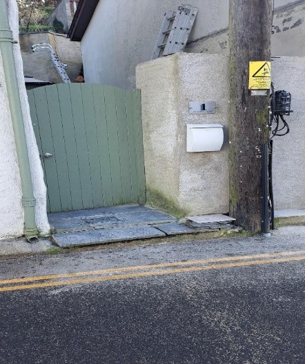 Structure restored after enforcement in Fishguard