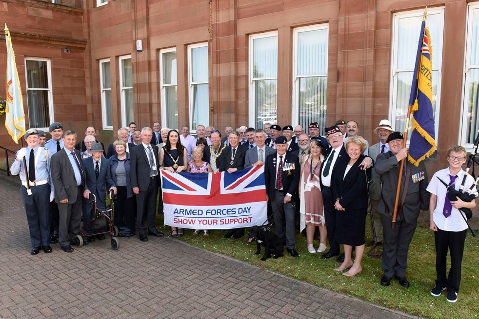 Council flies the flag for Armed Forces Day