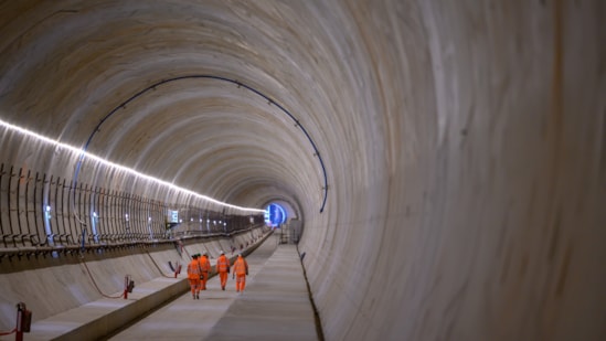 Inside Long Itchington Wood tunnel February 2025