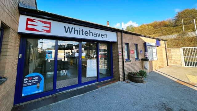Whitehaven station entrance: Whitehaven station entrance