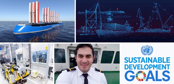 World Maritime theme 2022: New technologies for greener shipping: WMD 2022GreenTechSDGlarge