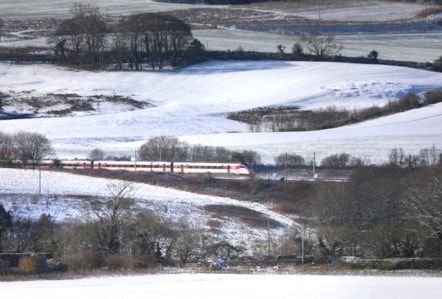 LNER Azuma on a wintry route