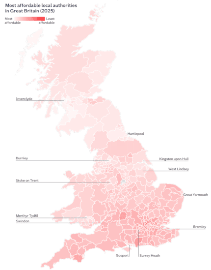 Affordability local area map Mar26: Affordability local area map Mar26