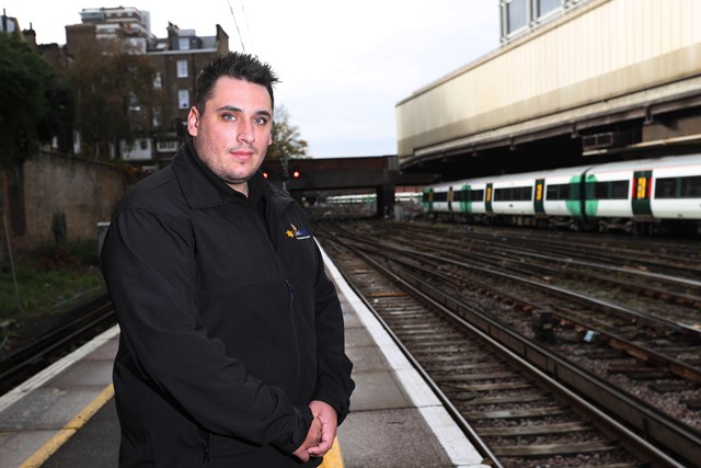 Antony Warne, of Land Sheriffs, who has intervened in potential suicides on the railway