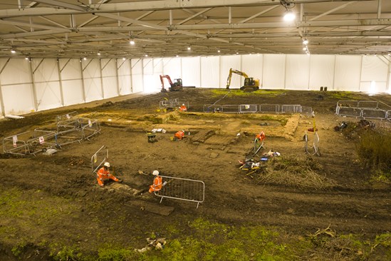 Archaeologists working on excavating St Mary's Church, Stoke Mandeville: The remains of a medieval church in Stoke Mandeville are being excavated by archaeologists working on the HS2 project.

Tags: Archaeology, St Mary's, Stoke Mandeville