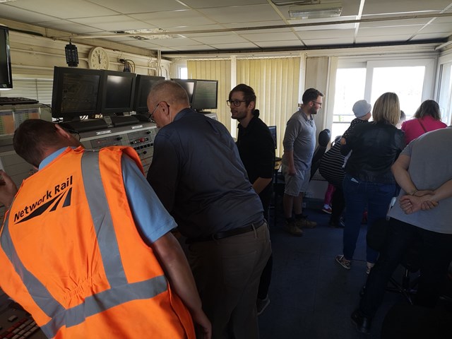 Behind the scenes peek at Helpston Signal Box helps community understand level crossing safety 2