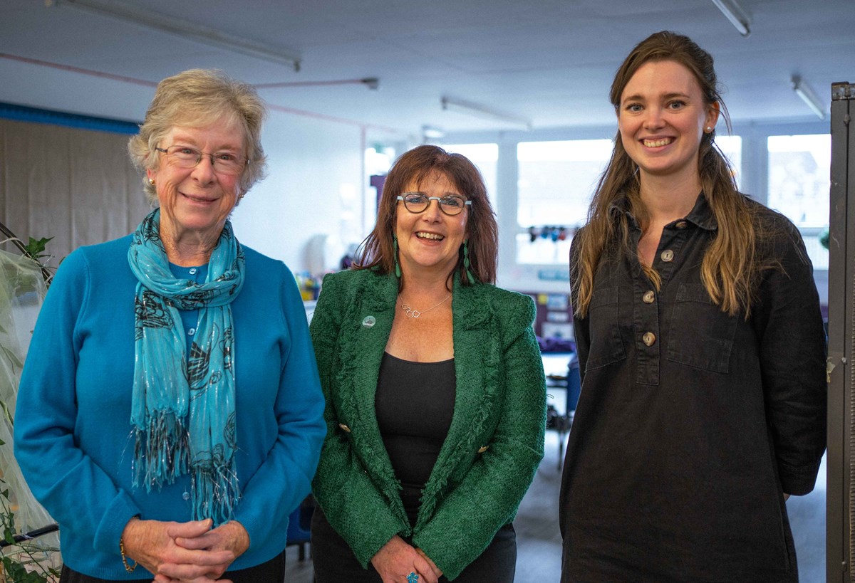 Mrs Young, Mrs Hamilton and Miss Whiteford