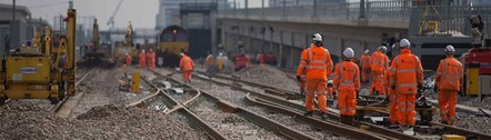 Network Rail engineers trackside