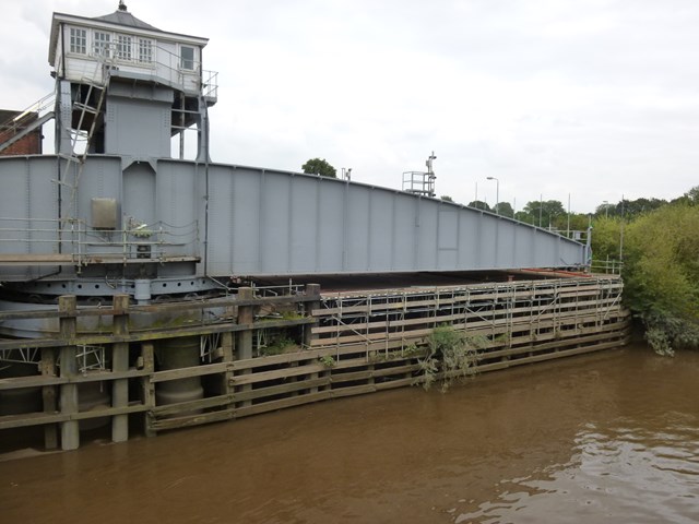 improvement work at Selby Swing Bridge