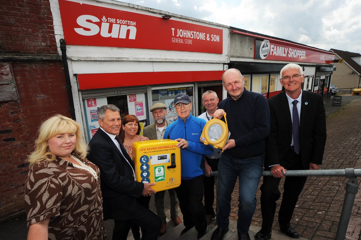 Muirkirk defibrillator handover