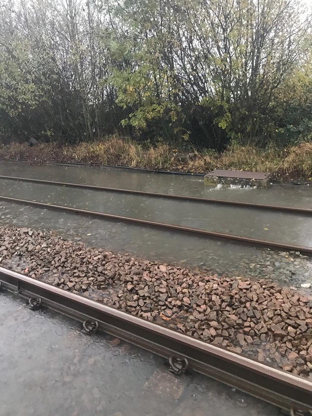 Flooding at Kirk Sandal (07 11 2019)