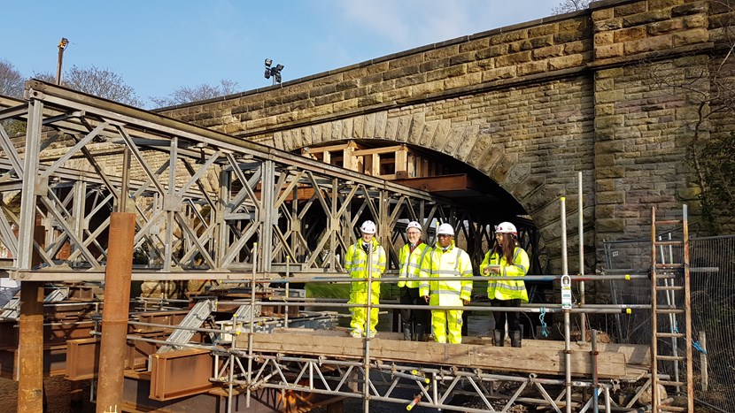 Repairs to flood-damaged Linton Bridge progressing well: lintonbridge2.jpg