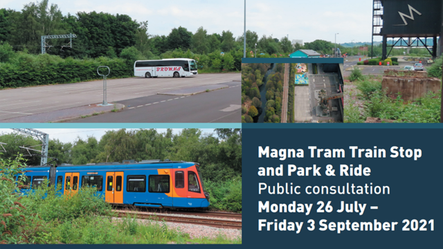 Last week to have your say on Tram Train stop and Park & Ride plans