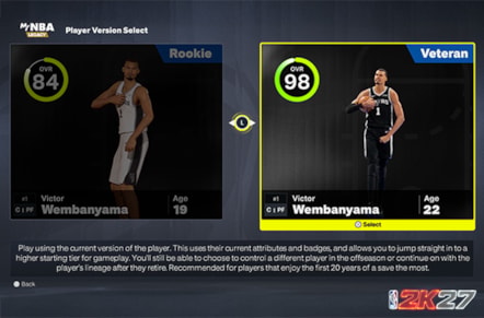NBA 2K27 MyNBA Legends