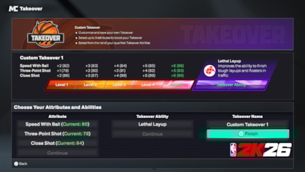 NBA 2K26 MyPLAYER Builder Custom Takeover