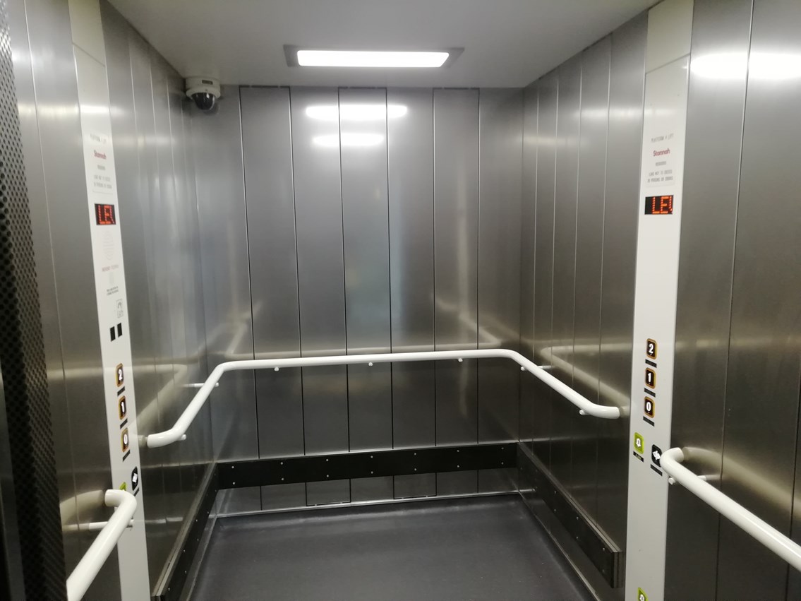 Lift Off - Network Rail completes major revamp of lifts at Luton Airport Parkway station, photo credit: Govia Thameslink Railway: Photo credit: Govia Thameslink Railway