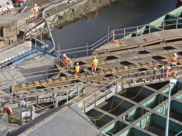 Major Keadby sliding bridge work (6), Network Rail