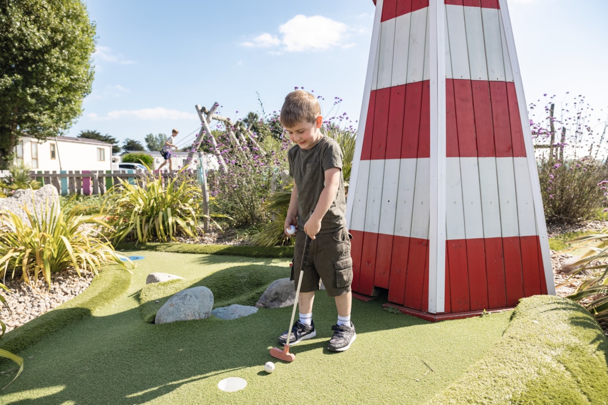 Crazy golf at Seaview