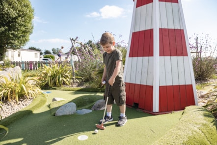 Crazy golf at Seaview