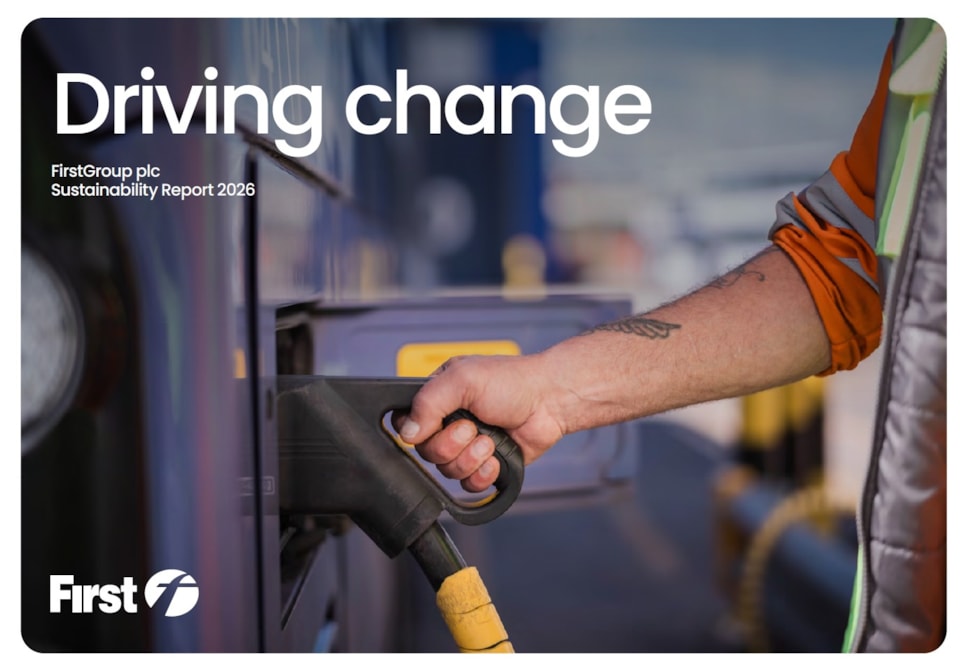 FirstGroup Sustainability Report 2026 Cover