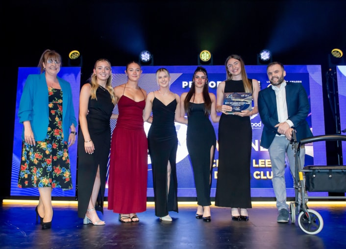 Awards 4: The evening's Performance Club award was won by City of Leeds Diving Club.