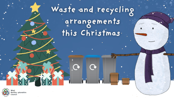 Waste and recycling collection arrangements for the festive season in West Northants