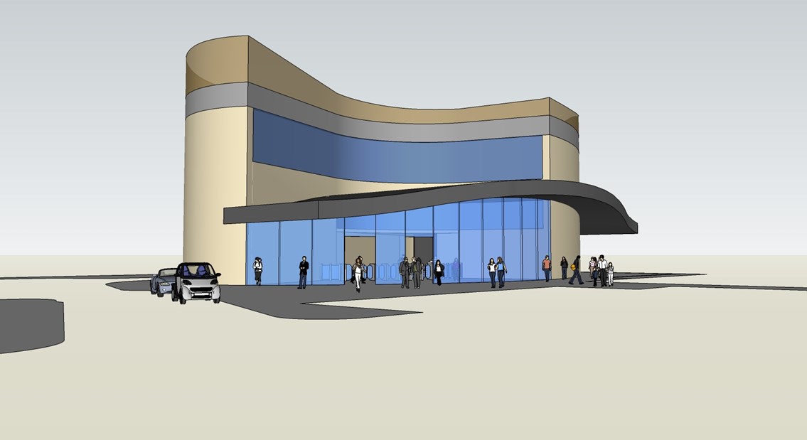 Dartford Station: Artist's impression of how Dartford station could look following a multi-million pound revamp which will modernise station facilities and provide a better end-to-end journey experience for passengers
