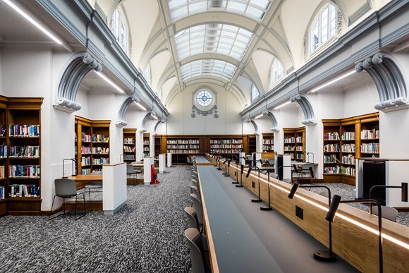 New quality study space in the newly refurbished Central Library