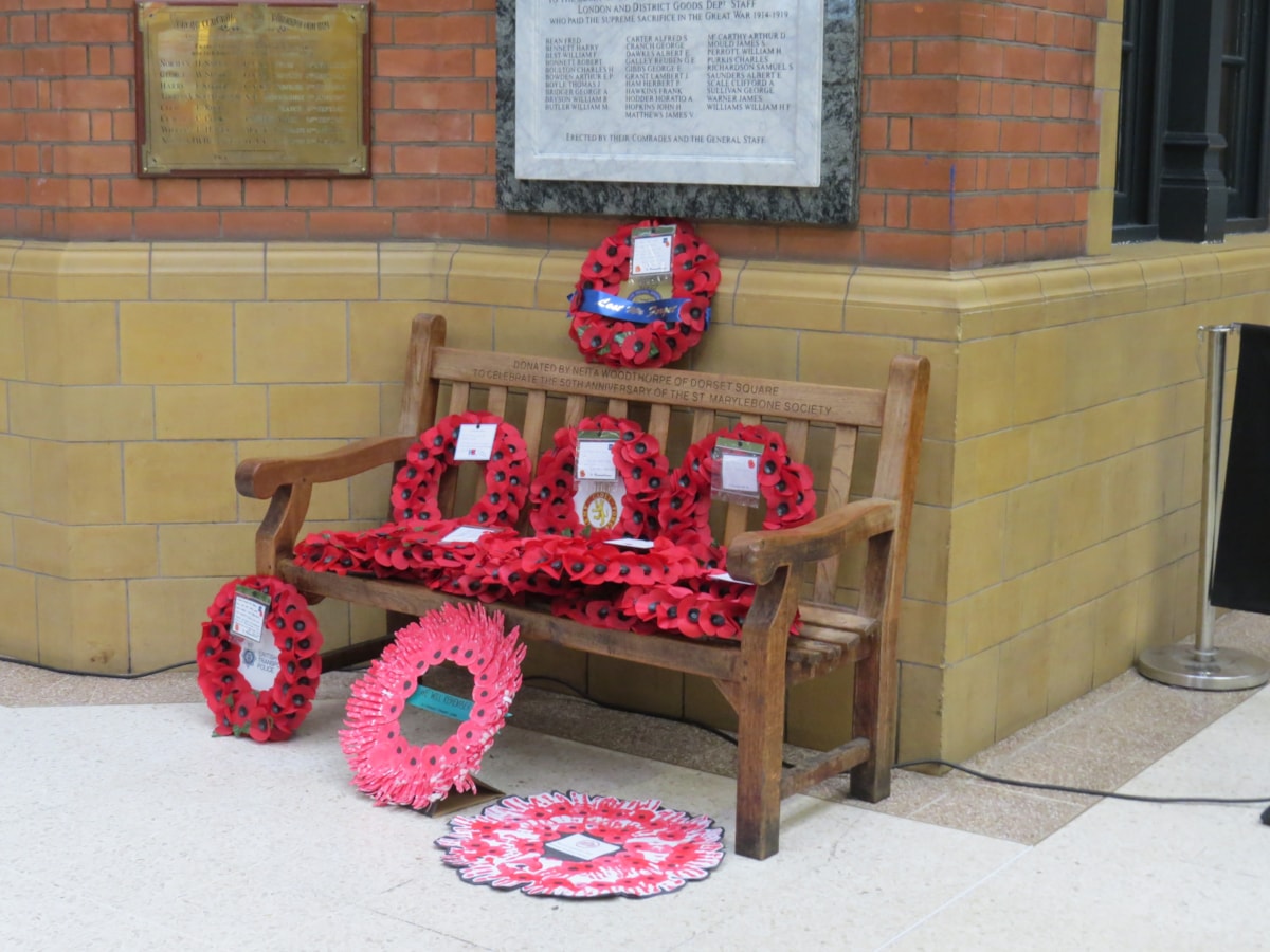 Wreaths at Marylebone