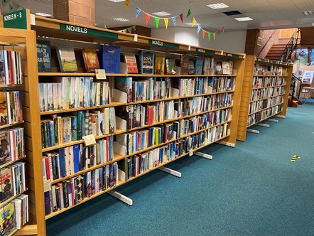 Elgin Library bookshelves