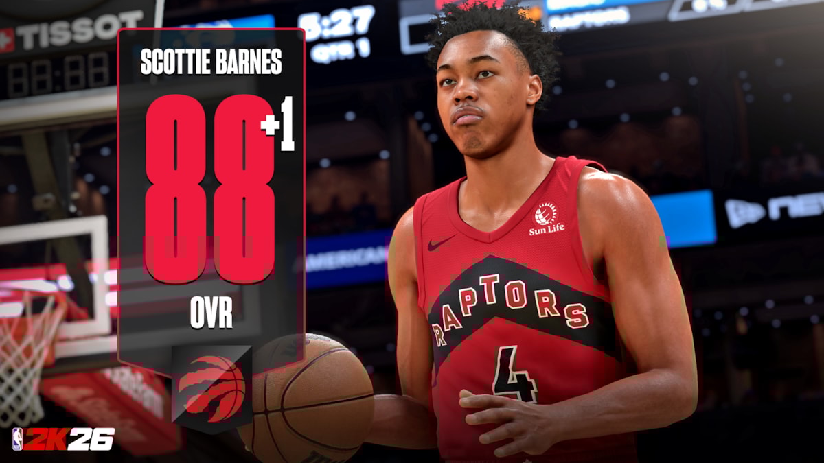 NBA 2K26 Ratings Update 3 - Scottie Barnes 1