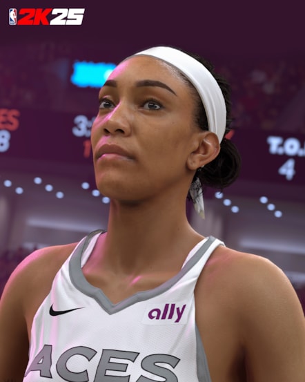 NBA 2K25 A'ja Wilson First Look Vertical