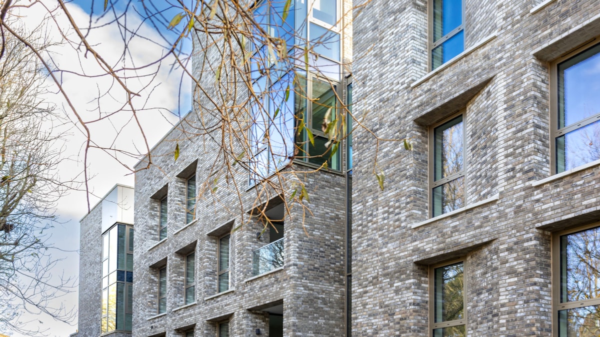 Exterior shot of the new development on Elthorne Estate cropped