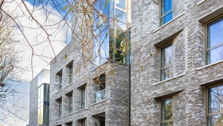 Exterior shot of the new development on Elthorne Estate cropped