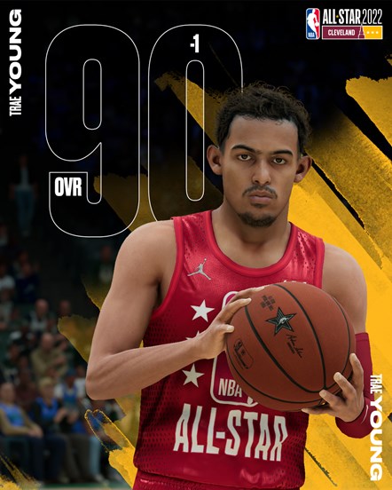 NBA 2K22 All Star Ratings Trae Young