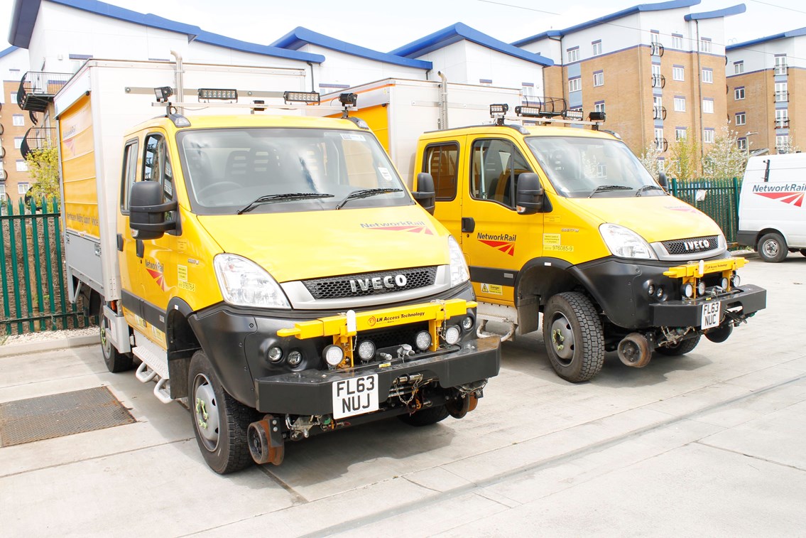 Road rail vehicle (1): Road fleet, van, road rail vehicle