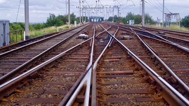 Changes to journeys during North West railway junction upgrades: Switches and crossings general picture