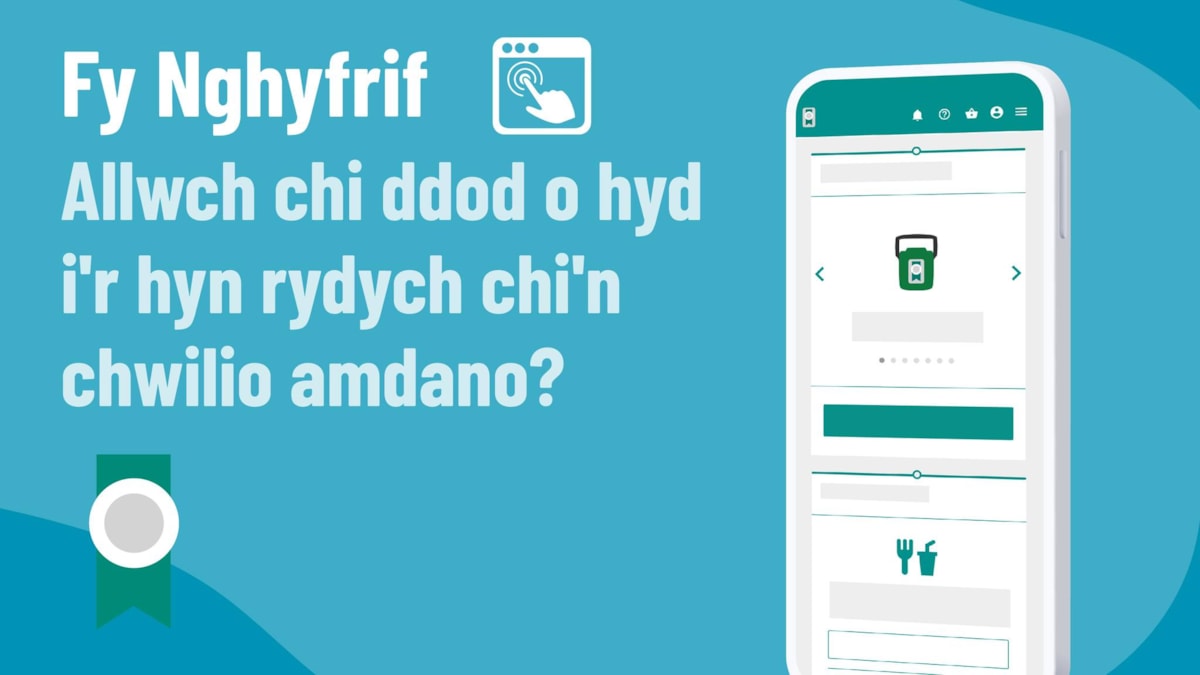 Cymraeg My Account - Cymraeg Fy Nghyfrif