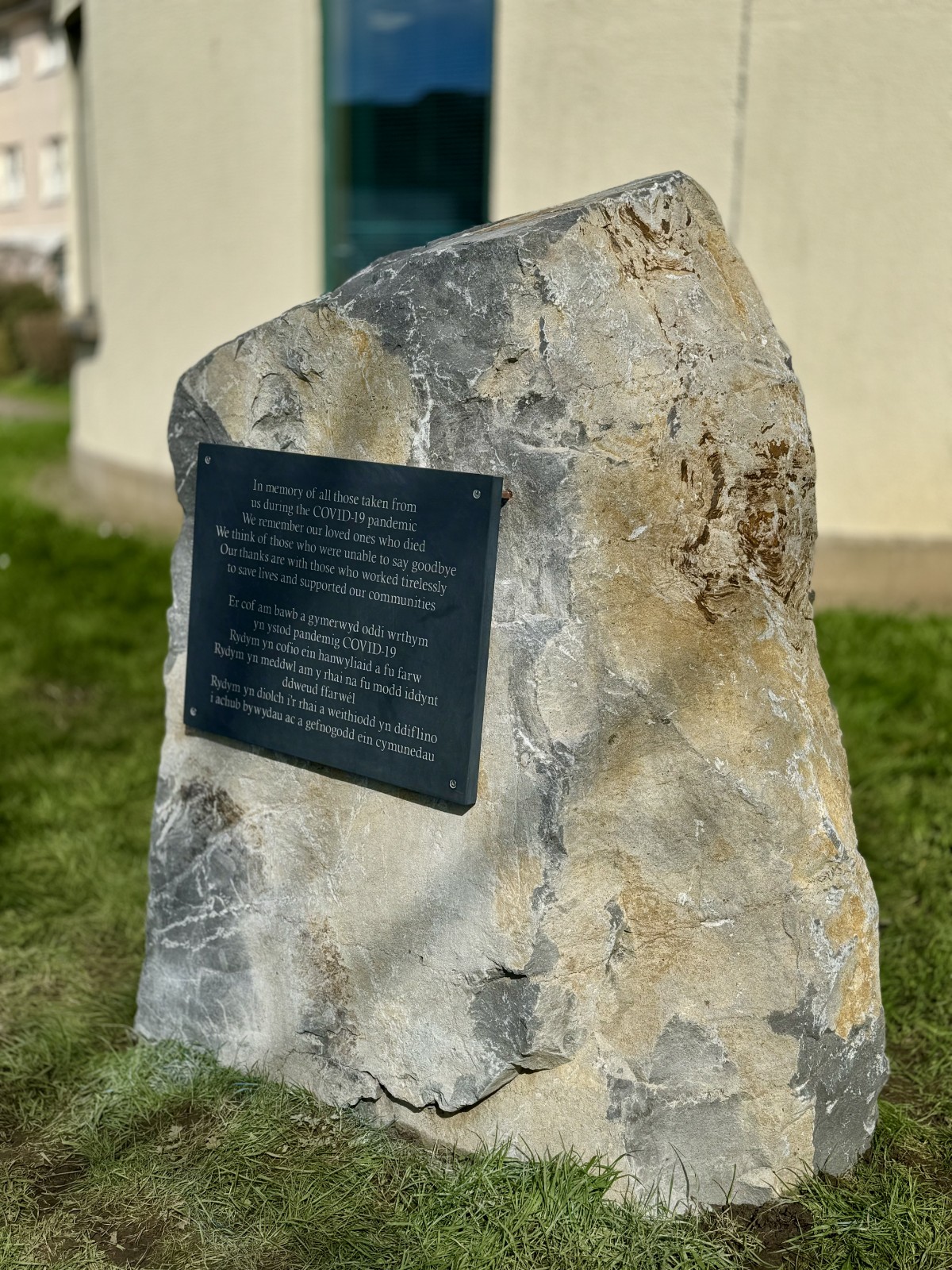 County Hall Covid memorial stone1