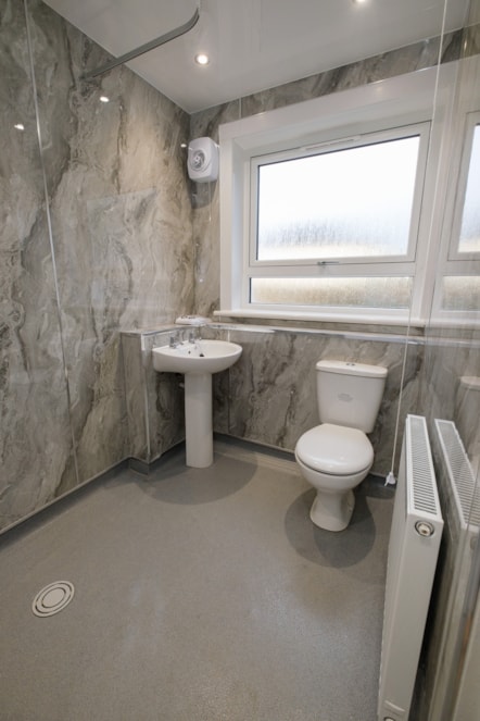 Newly installed wetroom