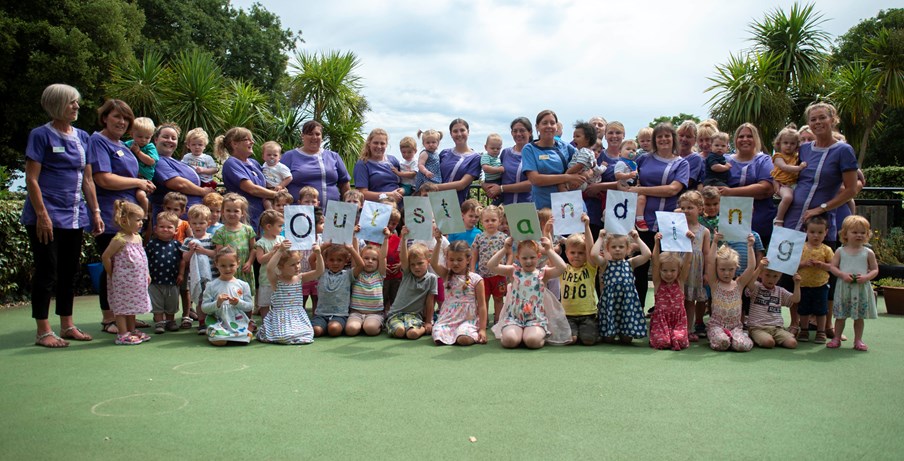 Saga’s Apples Nursery receives ‘Outstanding’ Ofsted report for second time running: Apples outstanding image July 2019