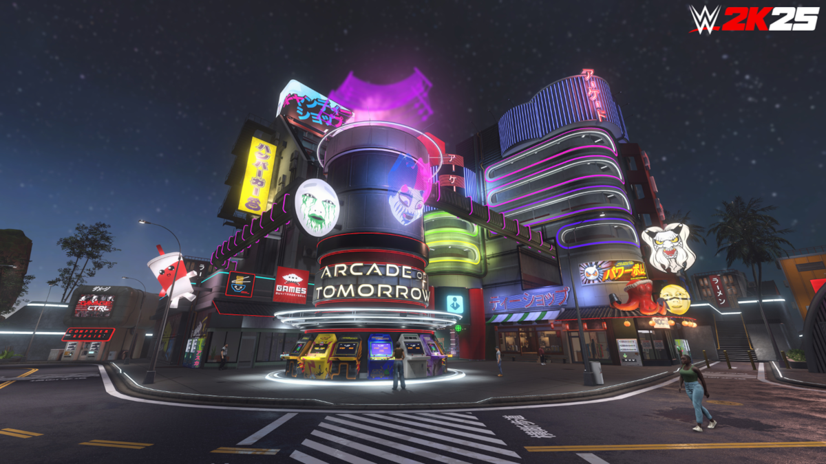 WWE 2K25 The Island The Arcade of Tomorrow-2
