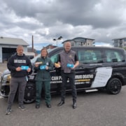 Wez Steele, SDF - SAS's Julie McCartney, Taxi driver Craig Harris