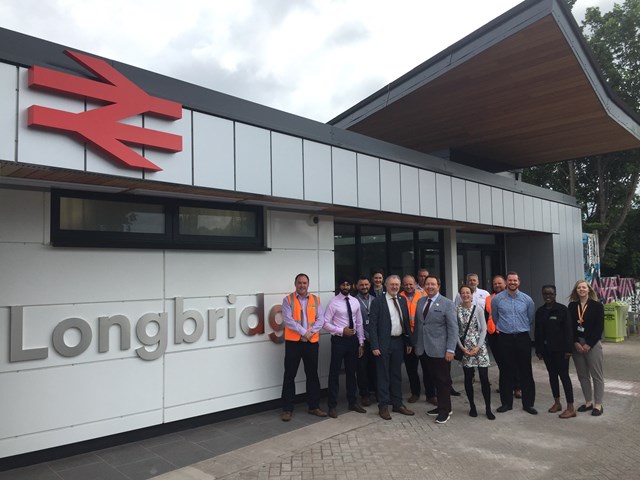 Passengers benefit from major transformation of Longbridge station: Official ceremony at the newly revamped Longbridge station