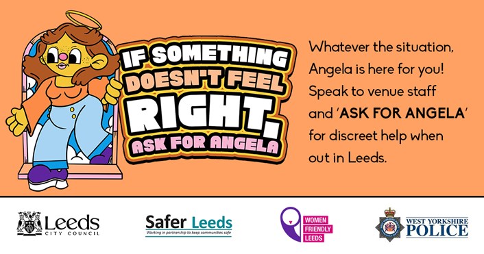 Venues across Leeds embrace Ask for Angela campaign to help keep the city safe: Ask For Angela Social Post 1200x630-2