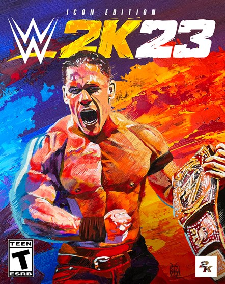 WWE 2K23 Icon Edition Key Art